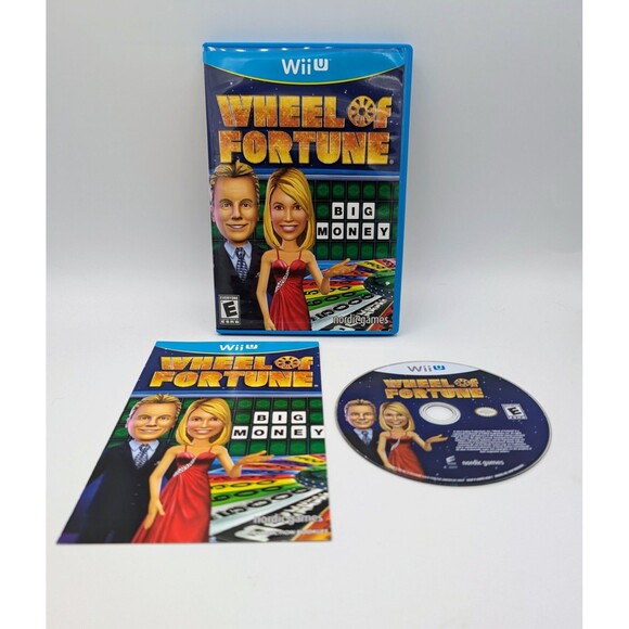 Wheel of Fortune (Nintendo Wii U, 2012) Complete in Box (CIB) Nordic Games Rare - Picture 1 of 2